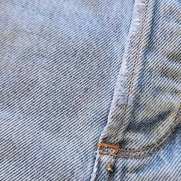 AGOLDE Jaden Jean Short in Swapmeet Blue size 25 - Picture 16 of 16